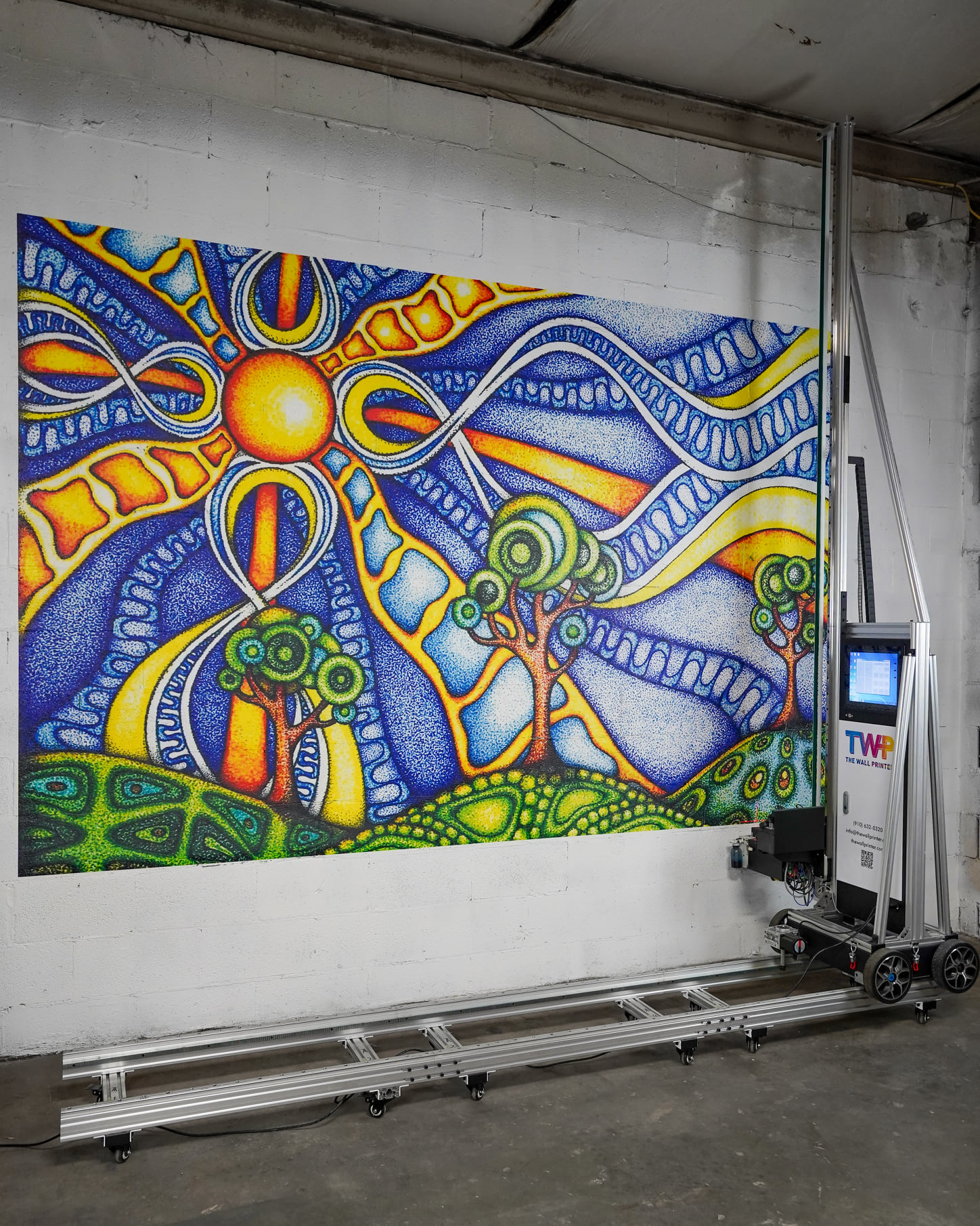 Wall art installation